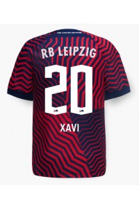 RB Leipzig Xavi Simons #20 Jalkapallovaatteet Vieraspaita 2023-24 Lyhythihainen